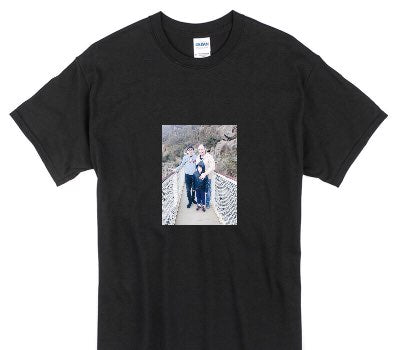 Custom Gildan 100% Cotton Black T-Shirt