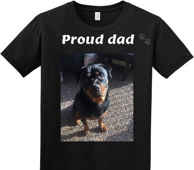 Custom Adult Soft Style 100% Cotton Black T-Shirt