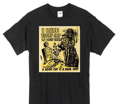 Custom Gildan 100% Cotton Black T-Shirt