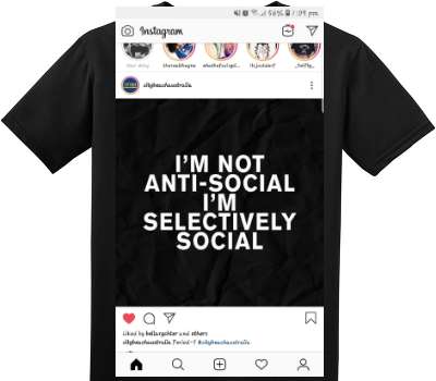 Custom Adult Soft Style 100% Cotton Black T-Shirt