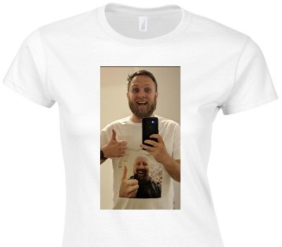 Custom Womens Soft Style 100% Cotton White T-Shirt