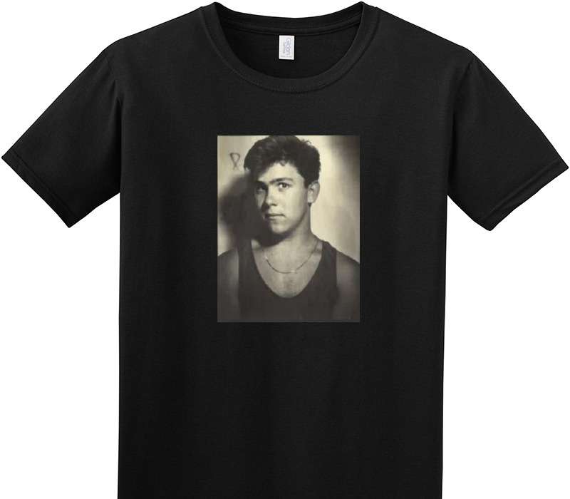 Custom Adult Soft Style 100% Cotton Black T-Shirt