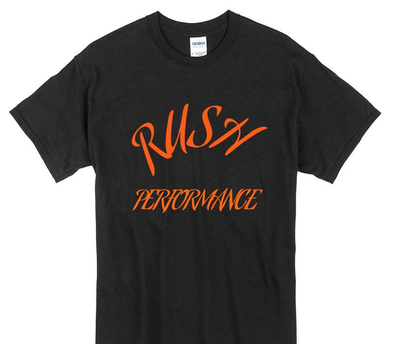 Custom Gildan 100% Cotton Black T-Shirt