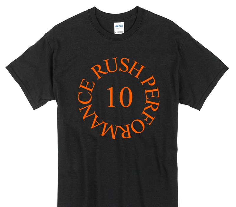Custom Gildan 100% Cotton Black T-Shirt