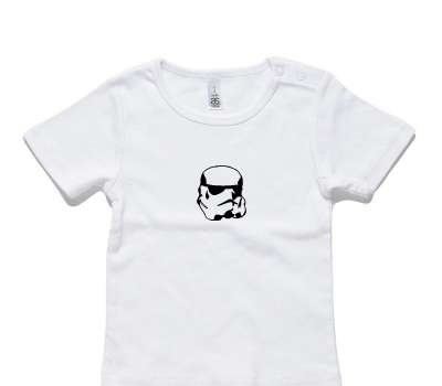 Custom AS Colour White Baby T-Shirt
