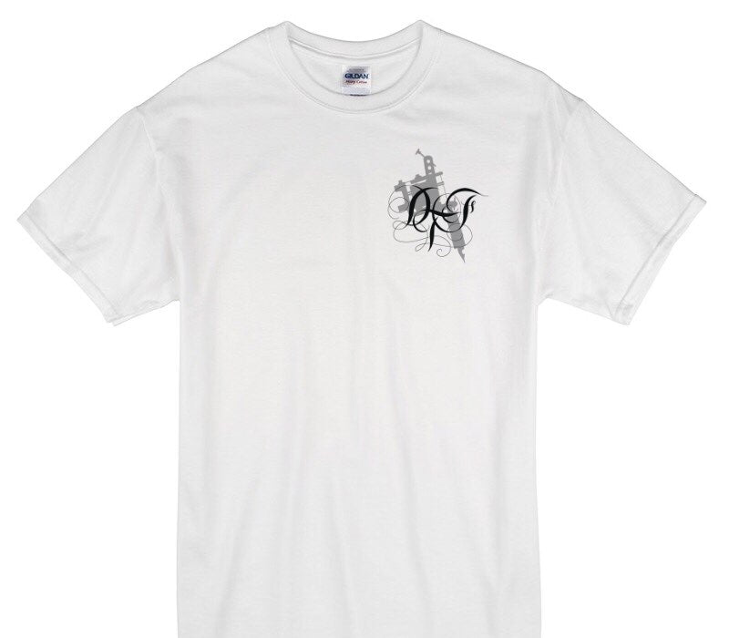 Custom Gildan 100% Cotton White T-Shirt
