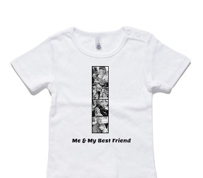 Custom AS Colour White Baby T-Shirt