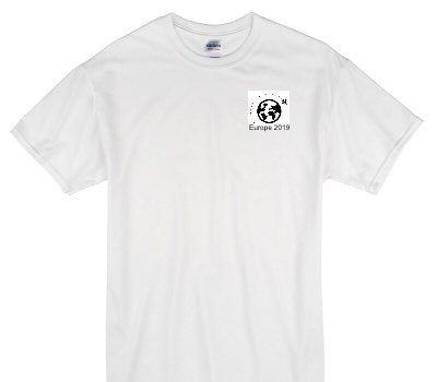 Custom Gildan 100% Cotton White T-Shirt