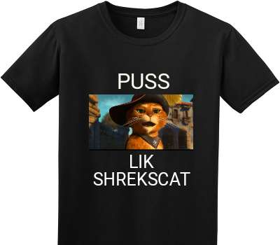 Custom Adult Soft Style 100% Cotton Black T-Shirt
