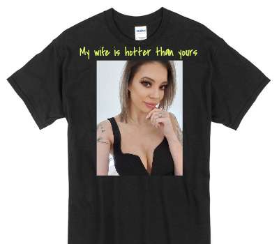 Custom Gildan 100% Cotton Black T-Shirt