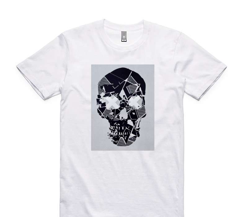 Custom AS Colour 100% Cotton White T-Shirt