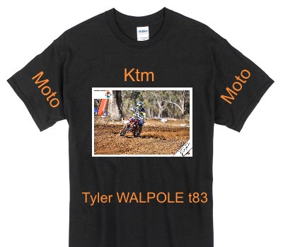 Custom Gildan 100% Cotton Black T-Shirt