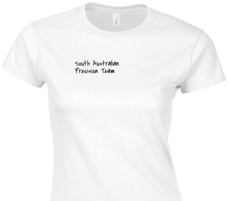 Custom Womens Soft Style 100% Cotton White T-Shirt