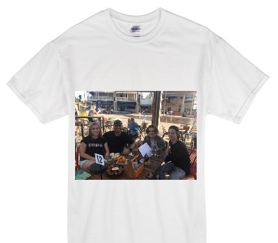 Custom Gildan 100% Cotton White T-Shirt