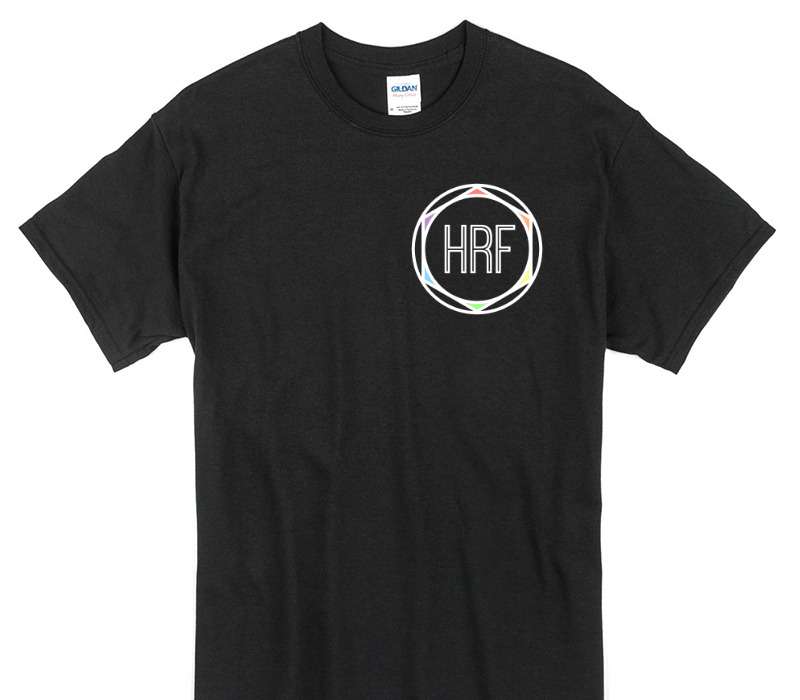 Custom Gildan 100% Cotton Black T-Shirt