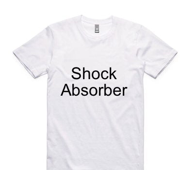 Custom AS Colour 100% Cotton White T-Shirt