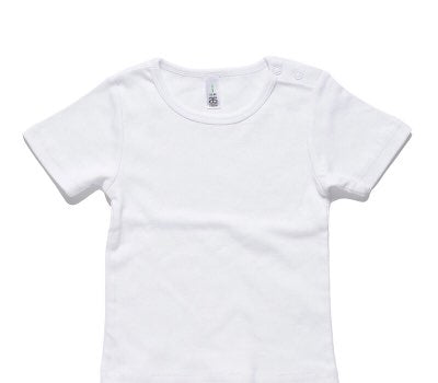 Custom AS Colour White Baby T-Shirt