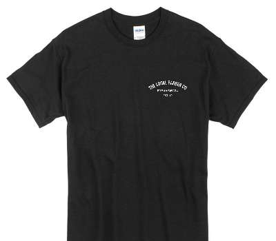 Custom Gildan 100% Cotton Black T-Shirt