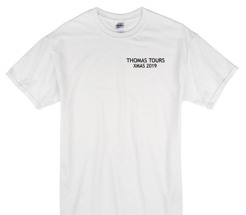 Custom Gildan 100% Cotton White T-Shirt