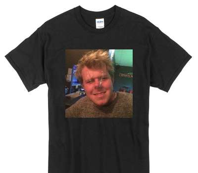 Custom Gildan 100% Cotton Black T-Shirt