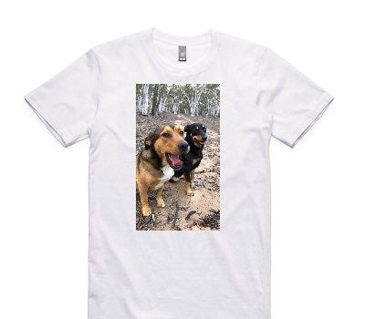 Custom AS Colour 100% Cotton White T-Shirt