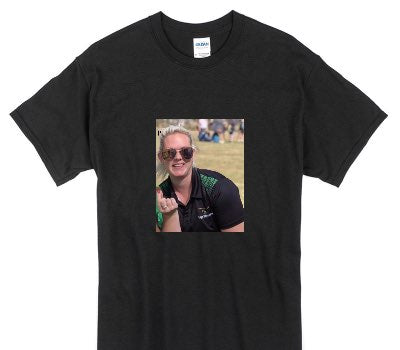 Custom Gildan 100% Cotton Black T-Shirt