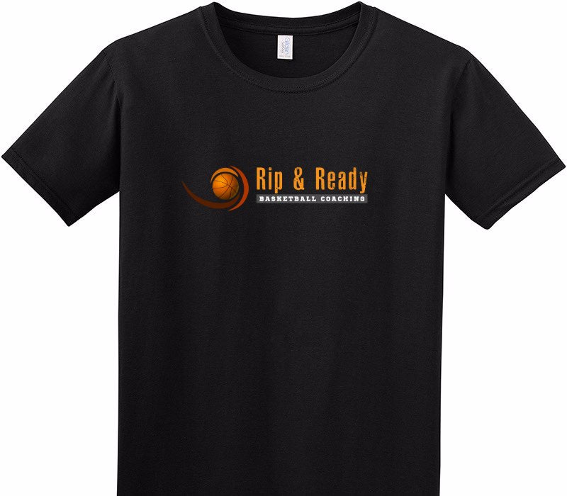 Custom Adult Soft Style 100% Cotton Black T-Shirt