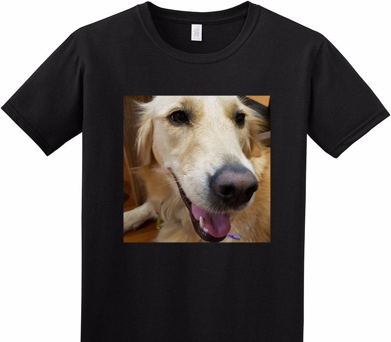 Custom Adult Soft Style 100% Cotton Black T-Shirt