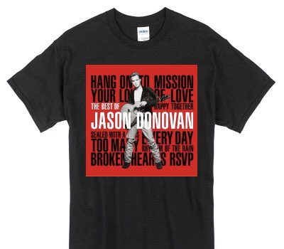 Custom Gildan 100% Cotton Black T-Shirt