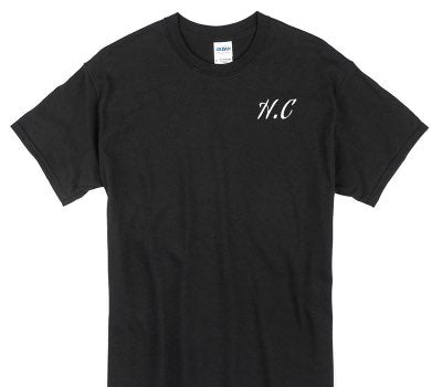 Custom Gildan 100% Cotton Black T-Shirt