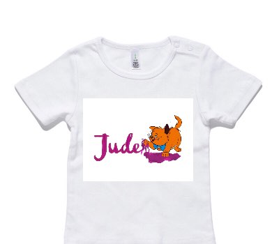 Custom AS Colour White Baby T-Shirt