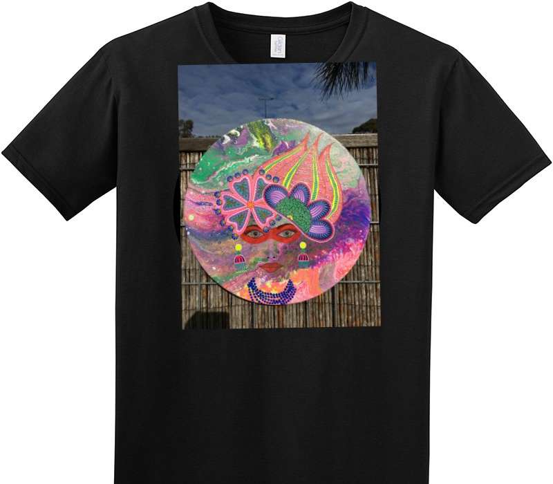 Custom Adult Soft Style 100% Cotton Black T-Shirt