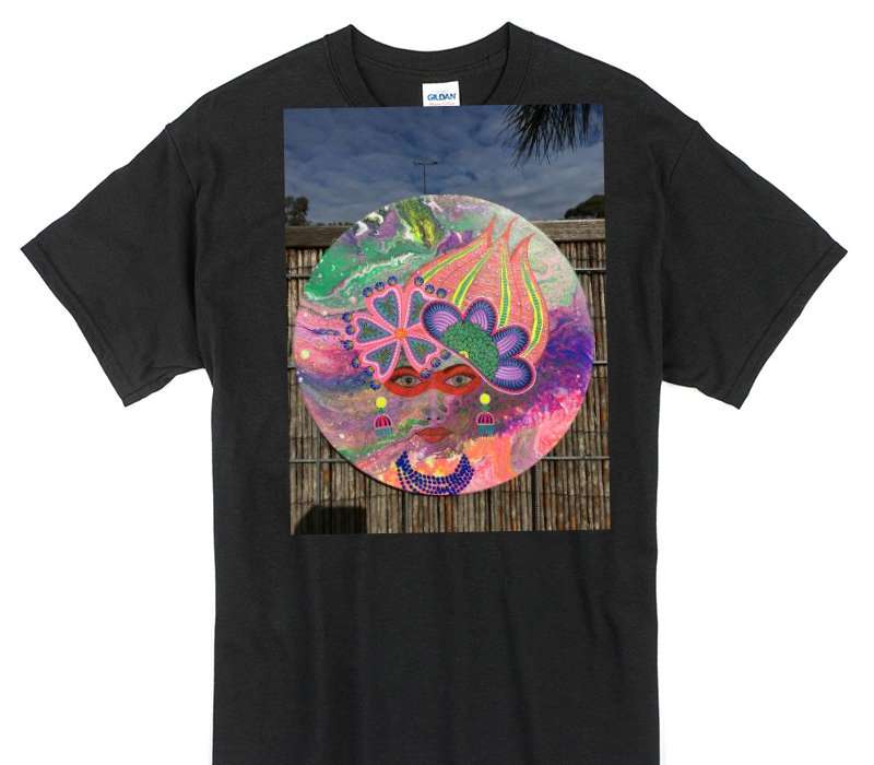 Custom Gildan 100% Cotton Black T-Shirt
