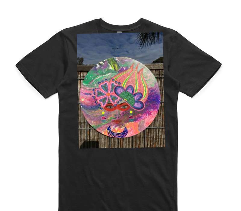 Custom AS Colour 100% Cotton Black T-Shirt
