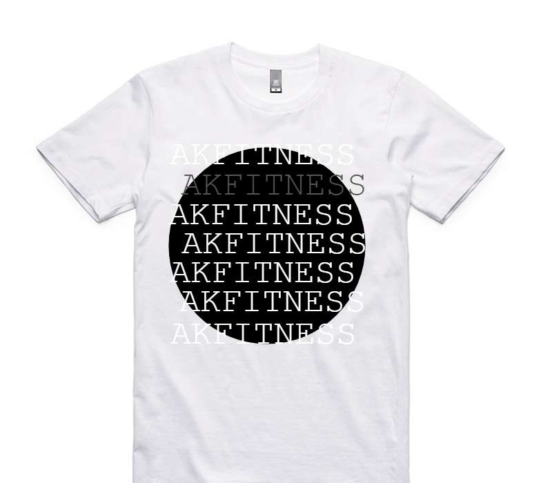 Custom AS Colour 100% Cotton White T-Shirt