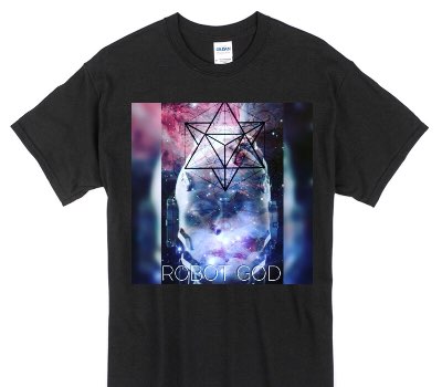 Custom Gildan 100% Cotton Black T-Shirt