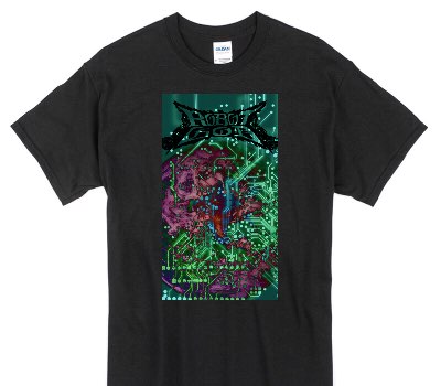 Custom Gildan 100% Cotton Black T-Shirt
