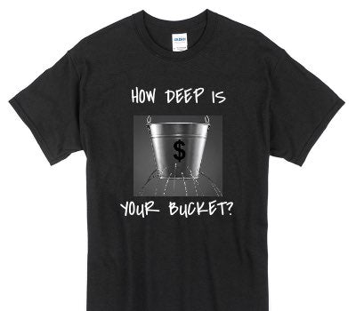 Custom Gildan 100% Cotton Black T-Shirt