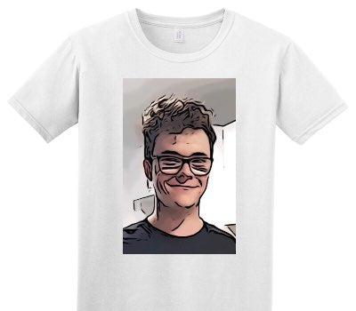 Custom Adult Soft Style 100% Cotton White T-Shirt