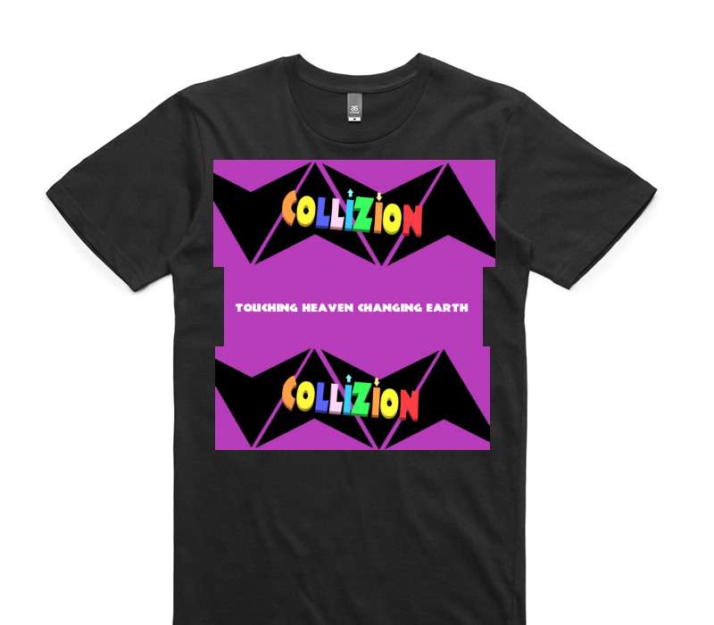Custom AS Colour 100% Cotton Black T-Shirt