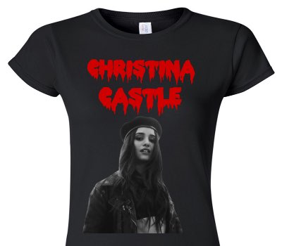 Custom Womens Soft Style 100% Cotton Black T-Shirt