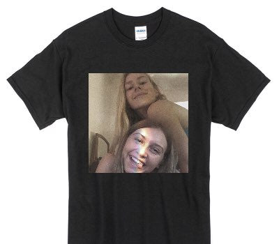 Custom Gildan 100% Cotton Black T-Shirt