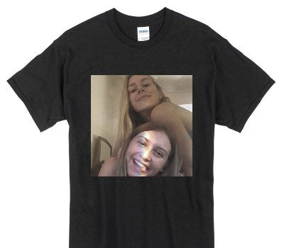 Custom Gildan 100% Cotton Black T-Shirt