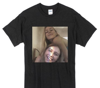 Custom Gildan 100% Cotton Black T-Shirt