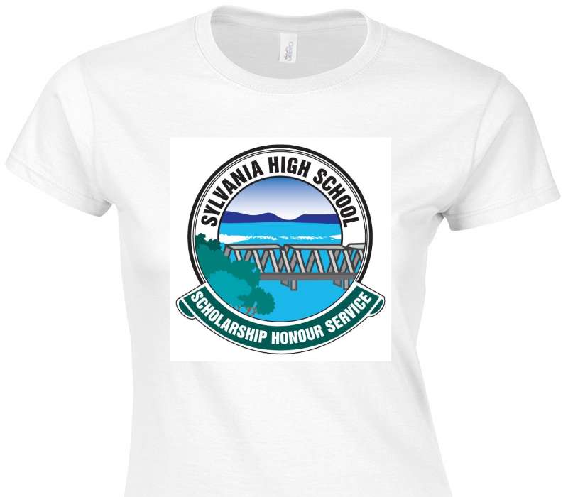 Custom Womens Soft Style 100% Cotton White T-Shirt