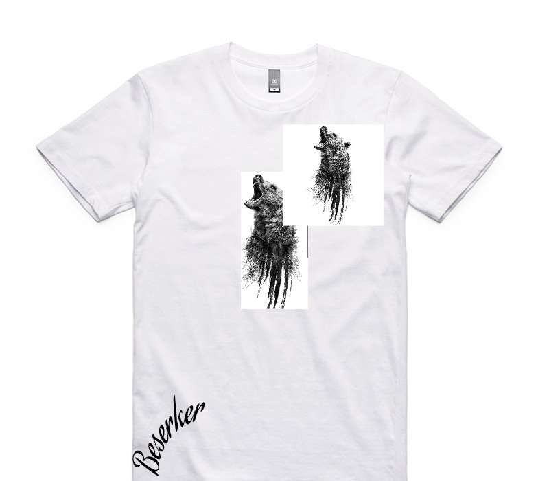 Custom AS Colour 100% Cotton White T-Shirt