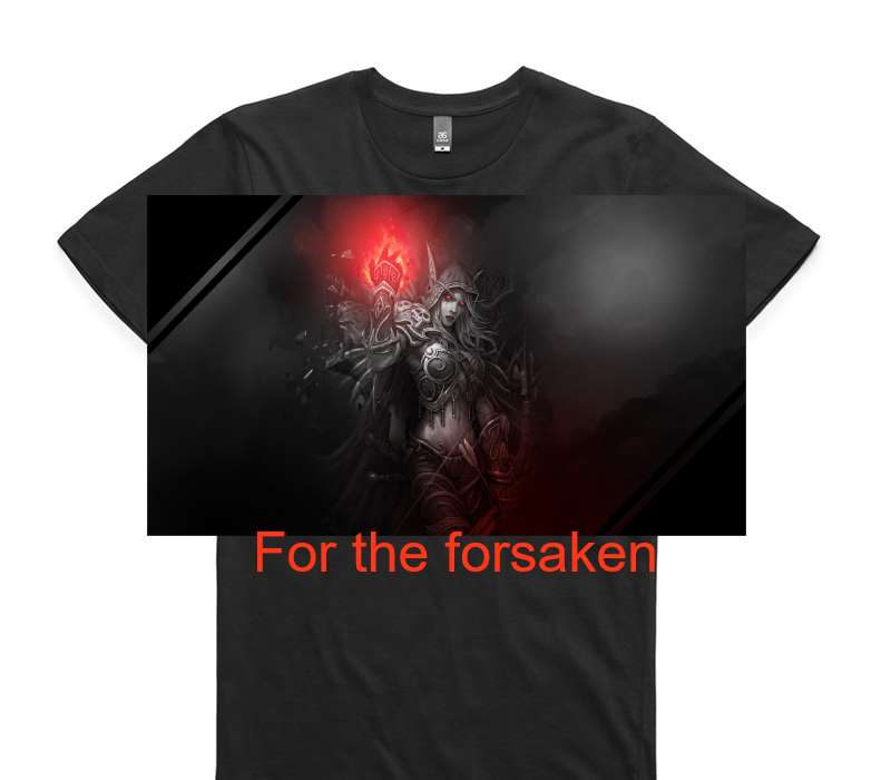 Custom AS Colour 100% Cotton Black T-Shirt