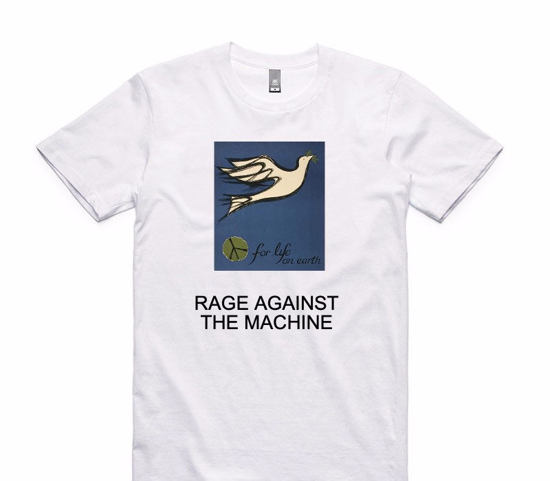 Custom AS Colour 100% Cotton White T-Shirt