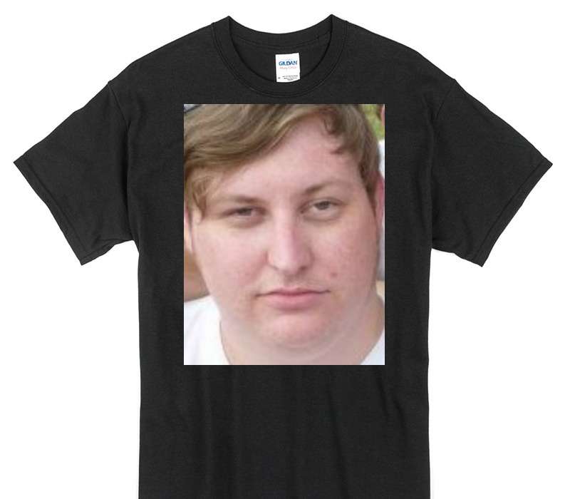 Custom Gildan 100% Cotton Black T-Shirt