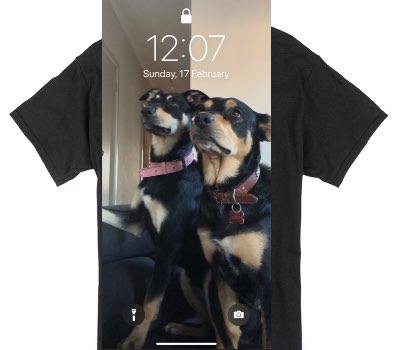 Custom Gildan 100% Cotton Black T-Shirt